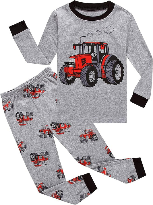 Family Feeling Little Big Boy Pajamas Sets 100% Cotton Pjs