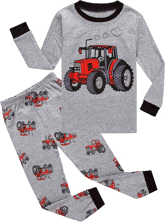 Family Feeling Little Big Boy Pajamas Sets 100% Cotton Pjs