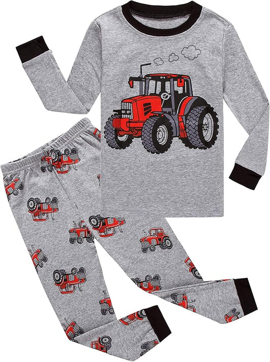 Family Feeling Little Big Boy Pajamas Sets 100% Cotton Pjs