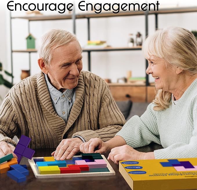 Keeping Busy Tile Matching Adult Memory Games for Dementia Activities for Seniors | Dementia Products Matching Games for Adults | Senior Citizen Gifts Dementia Toys for Elderly Board Games for Seniors