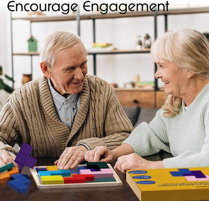 Keeping Busy Tile Matching Adult Memory Games for Dementia Activities for Seniors | Dementia Products Matching Games for Adults | Senior Citizen Gifts Dementia Toys for Elderly Board Games for Seniors