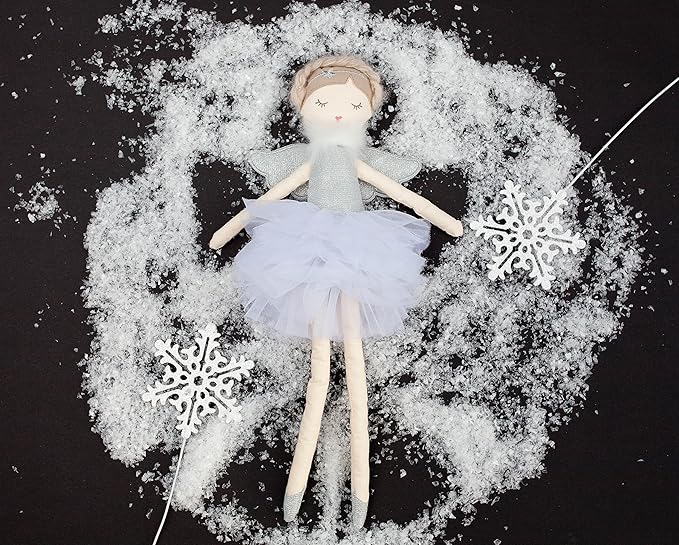 Mon Ami Angel Stuffed Doll - 15", Silver