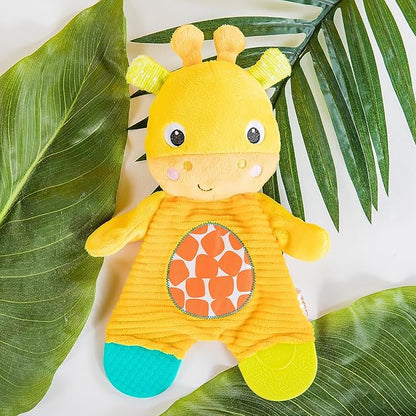 Bright Starts Snuggle & Teethe BPA-free Crinkle Teething Plush Baby