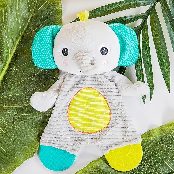 Bright Starts Snuggle & Teethe BPA-free Crinkle Teething Plush Baby