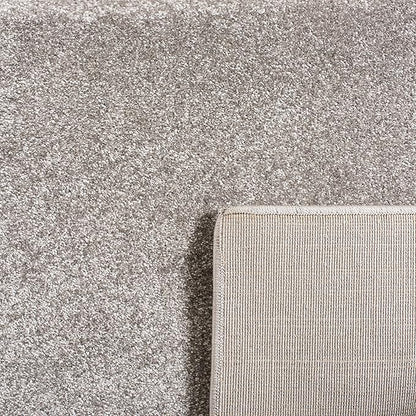 SAFAVIEH Carousel Kids Collection 8' Square Grey/Ivory CRK165B Elephant Non-Shedding Nursery Playroom Area Rug